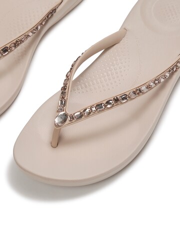FitFlop Rose Iqushion Multi-Crystal Ergonomic Flip-Flops - Standard Fit (D)