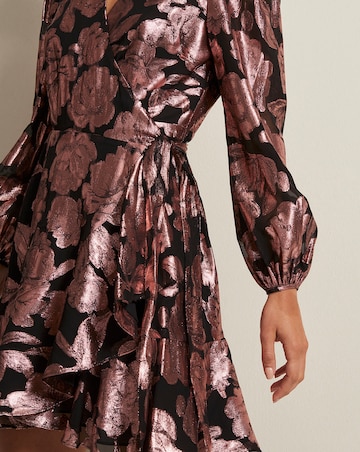 Phase Eight Foil Wrap Dress