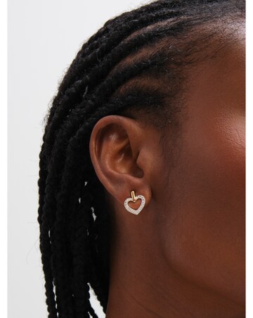 Jon Richard Two Tone Open Heart Set - Gift Box