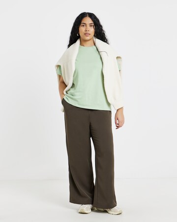 Ecru, Blue, Sage, Chocolate & Black Slim Fit Crew Neck T-Shirts