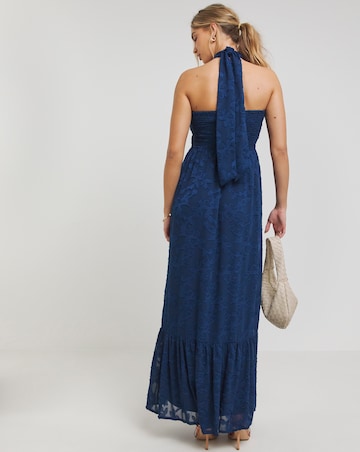 Simpy Be Navy Multiway Jacquard Dress
