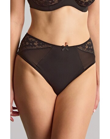 Panache Celeste Black Deep Brief