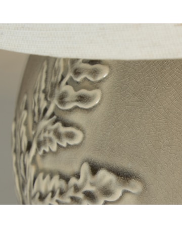 Ceramic Leaf Emboss Table Lamp