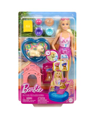 Barbie Puppy Pool Party Aloha Blonde Hair