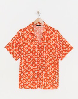 Crinkle Short Sleeve Resort Shirt