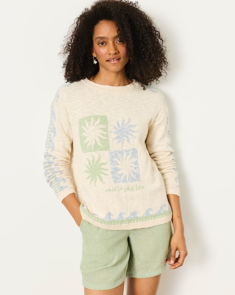 FatFace Sun Knitted Jumper
