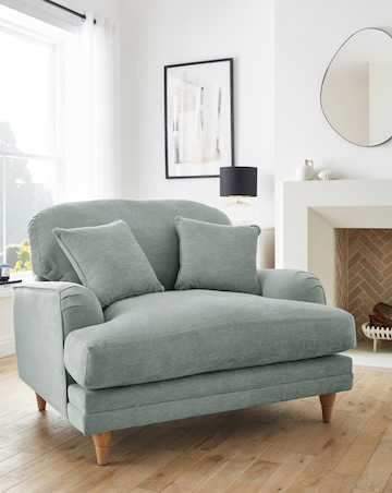 Azra Chenille Snuggle Chair