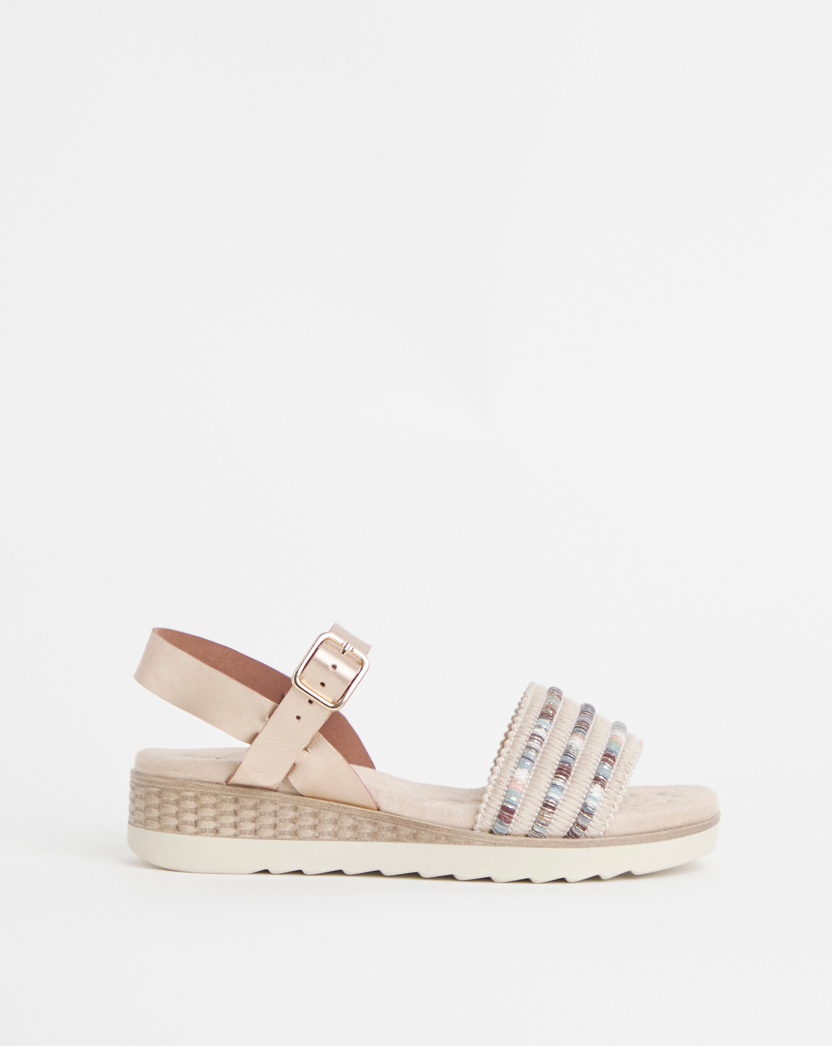 Cushion Walk Weave Sandals E Fit