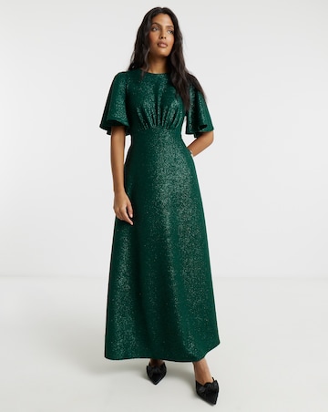 Twisted Wunder Meryl Foil Maxi Dress