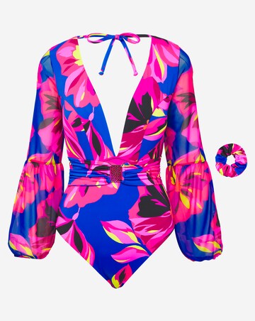 Figleaves Curve Euphoria Swimsuit With Matching Scrunchie