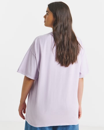 Lilac Floral Graphic T-Shirt