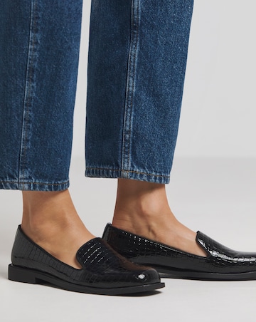 River Classic Slipper Cut Plain Loafer - Extra Wide Fit (EEE)