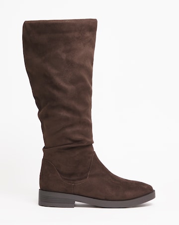 Evren Ruched Boot - Standard Fit (D) & Standard Calf