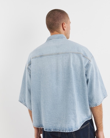 Calvin Klein Jeans Boxy Short Sleeve Denim Shirt