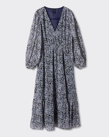 Mango Flower Print Dress