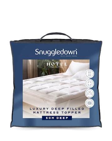 Snuggledown Luxury Deep Woven Mattress Topper 5 cm