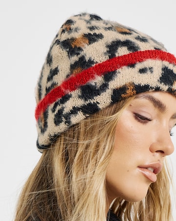 Leopard Print Beanie