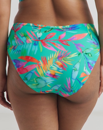 Elomi Toyama Tides Mid Rise Bikini Brief Jade