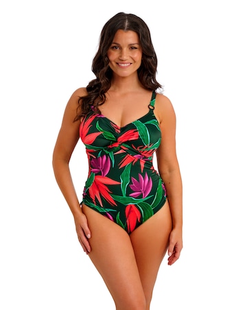 Fantasie Pichola Underwire Twist Front Swimsuit With Adjustable Leg