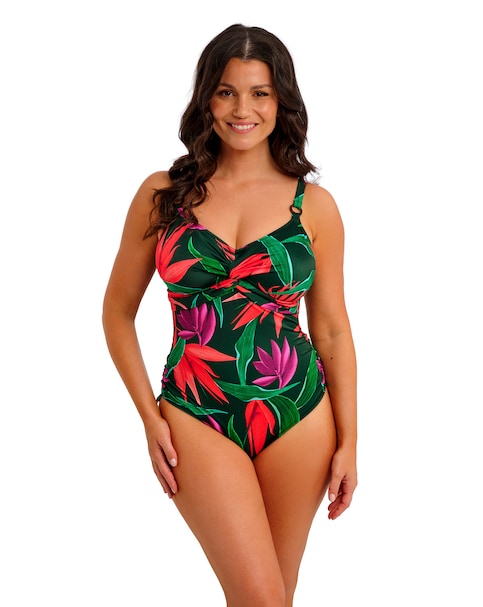 Fantasie Pichola Underwire Twist Front Swimsuit With Adjustable Leg