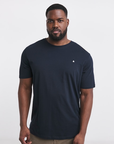 Jack & Jones Paulos Logo T-Shirt - Navy
