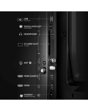 Hisense 40A5QTUK 40in Full HD QLED Smart TV with Freely