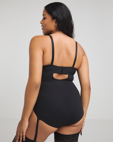 MAGISCULPT Firm Control Lace And Mesh Underwire Padded Multiway Body (B-F) Black