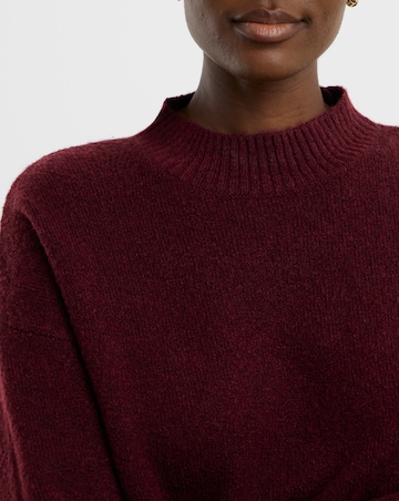 Wine High Neck Tunic