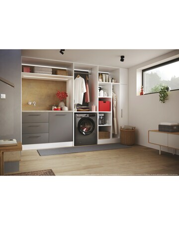 Hoover H-WASH 350 H3WPS4146TAMBR80 14kg, Washing Machine, Graphite + install