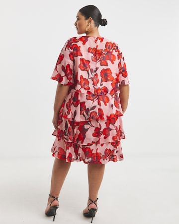 Joanna Hope Tiered Shift Dress