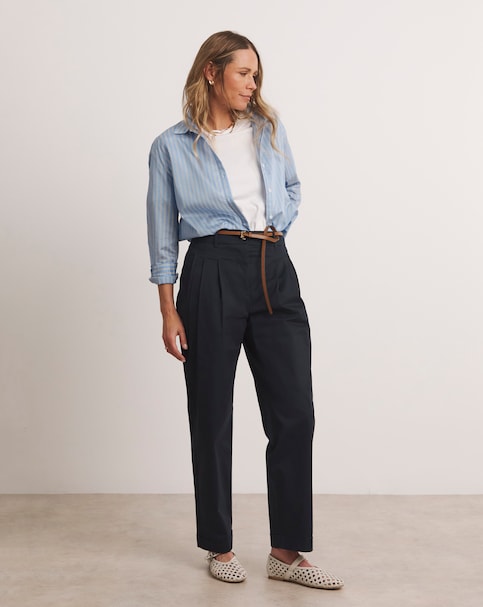 Anthology Cotton Tapered Leg Trouser