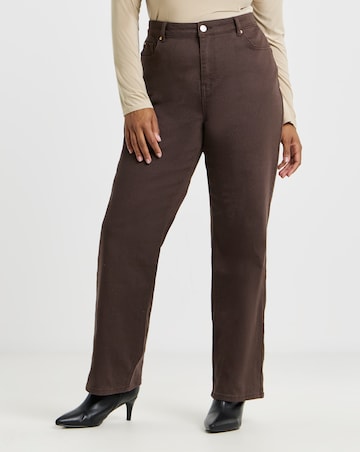 Chocolate Straight Leg Jeans
