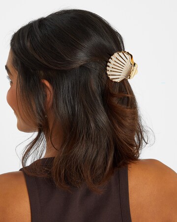 Accessorize Metal Resin Shell Claw Clip
