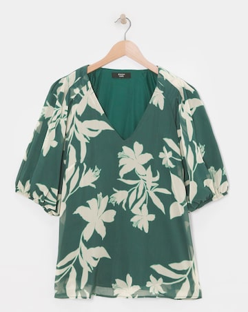 Joanna Hope Puff Sleeve Blouse