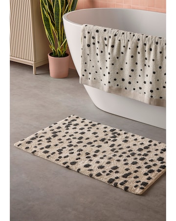 Cosmo Spot Cotton Bath Mat