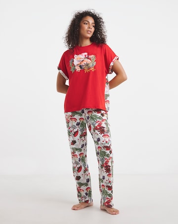 Joe Browns Christmas Fox Pyjama Set