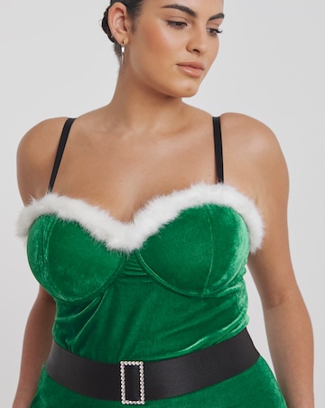 Ann Summers Santa Elf Dress Green