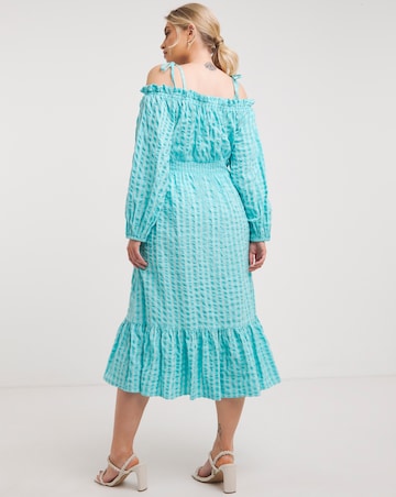 Nobody's Child Freya Gingham Bardot Dress