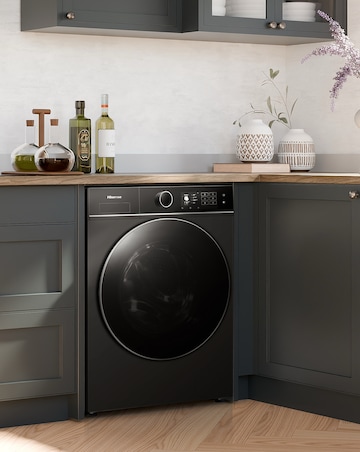 Hisense KitchenFit 5i Series WF5I1045BBQ 10.5kg Washing Machine - Black