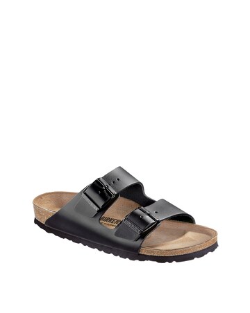 Birkenstock Classic Smooth Leather Arizona Sandals - Black