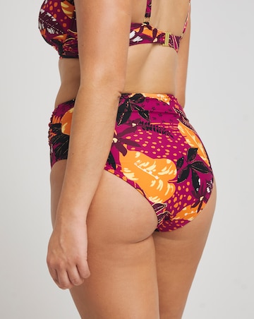 MAGISCULPT Twist Front High Waist Tummy Control Bikini Bottoms