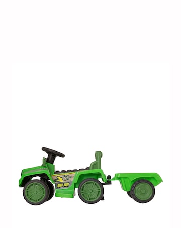 EVO Jurassic 4x4 Ride On with Trailer - Green