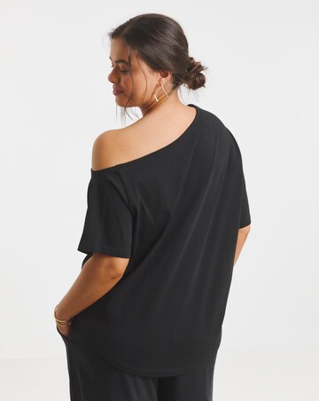 Black Off The Shoulder Top