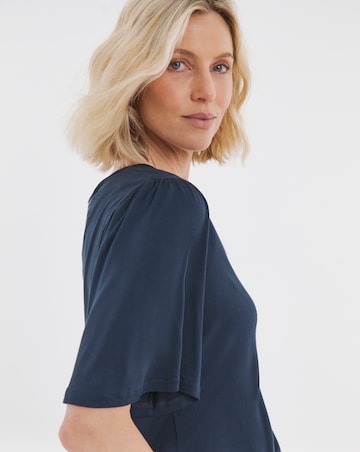2 Pack V-Neck Angel Sleeve Tops