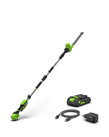 Greenworks 24V 51cm Cordless Trimmer with 3-pc Shaft (2AH Battery & Charger)