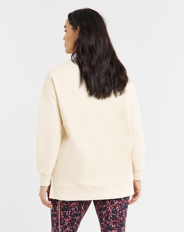 Snowdonia Ladies Longline Split Hem Sweatshirt