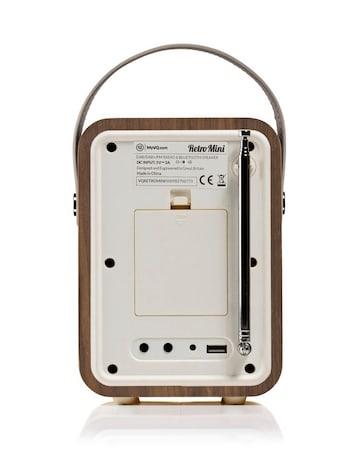 VQ Retro Mini DAB Radio - Walnut
