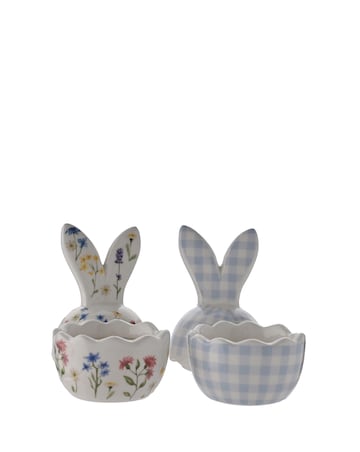 Set of 2 Bunny Ear Egg Cups