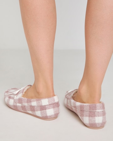 Juliet Moccasin Slipper - Wide Fit (E)