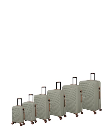 IT Luggage Convertible 6pc Suitcase Set with Removable Wheels